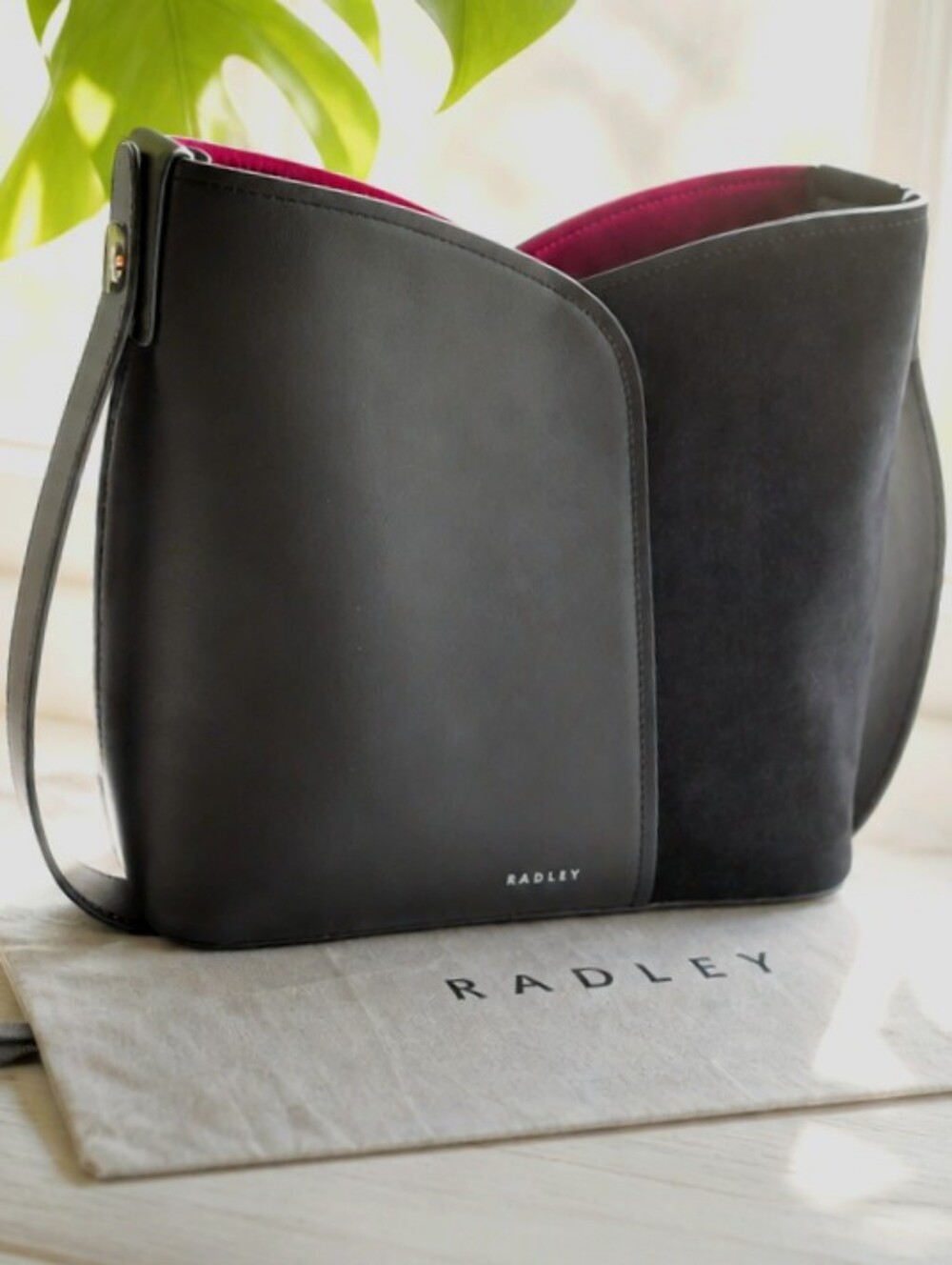 Radley London Cordelia Medium Open Top Shoulder Bag W/ Crossbody Strap, Dust Bag